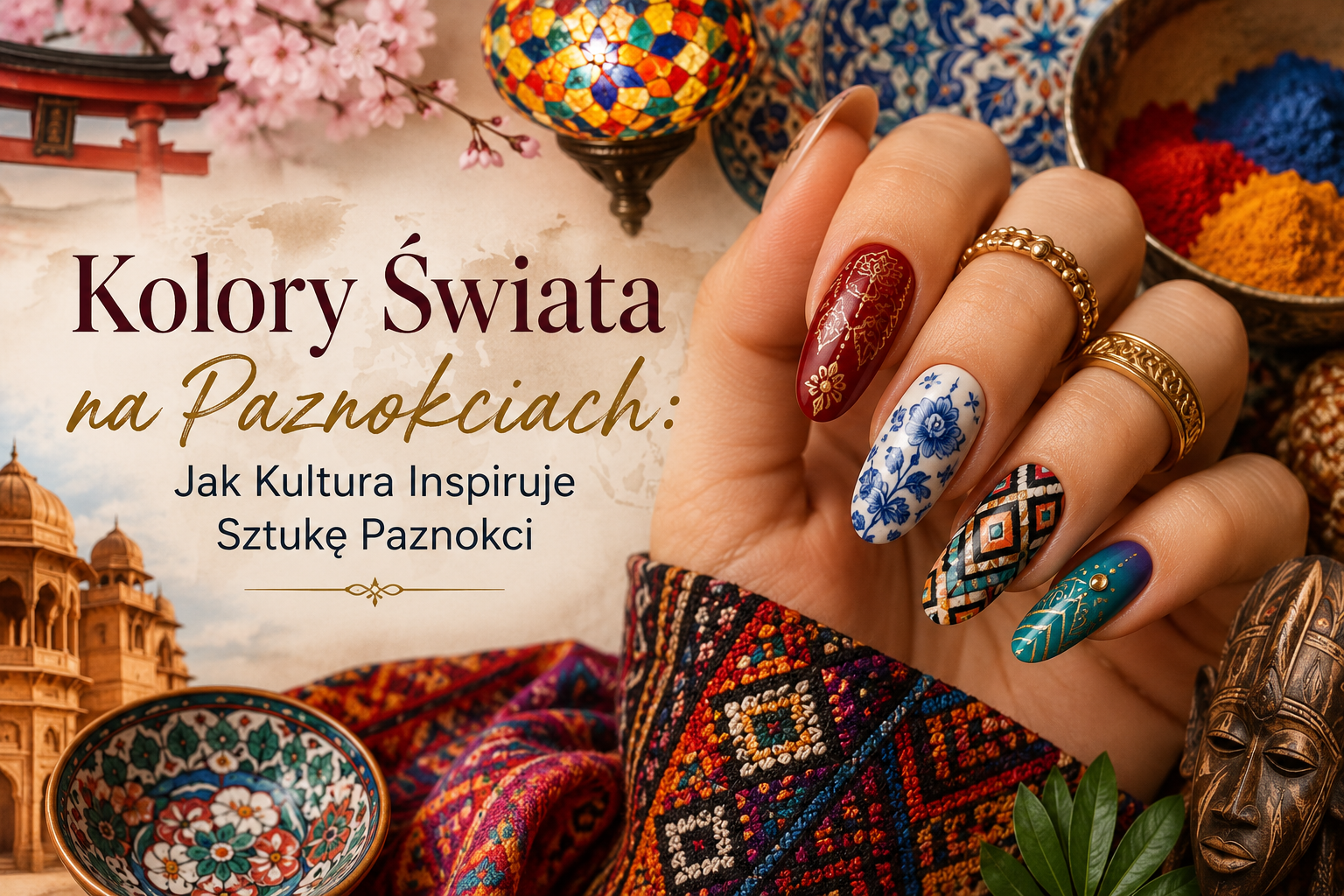 Kolory Świata na Paznokciach: Jak Kultura Inspiruje Sztukę Paznokci
